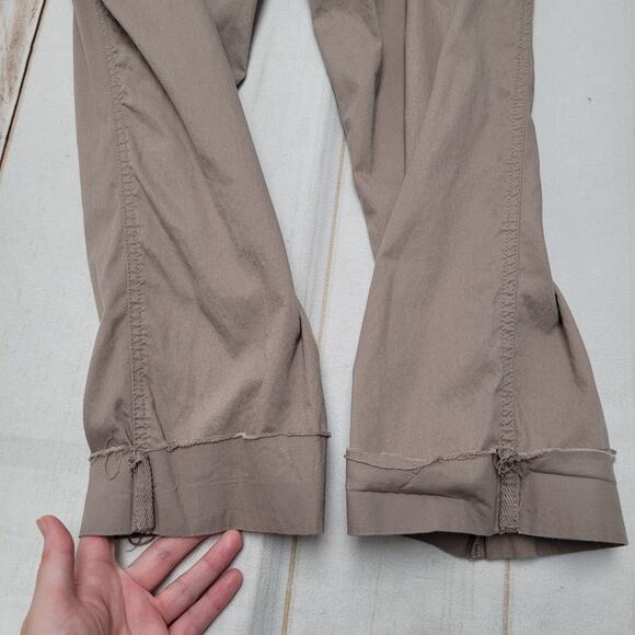 Pact classic woven twill cotton roll up pants straight drawstring minimalist - Picture 8 of 11
